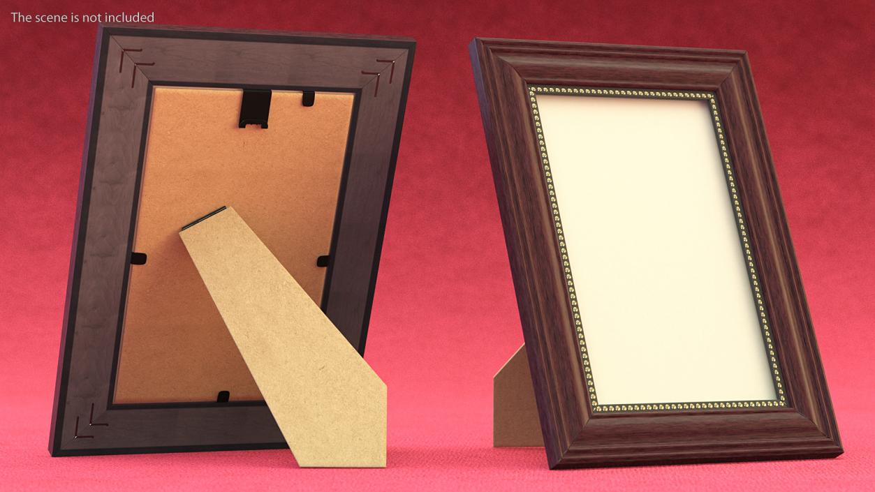 Small Wood Photo Frame 3D
