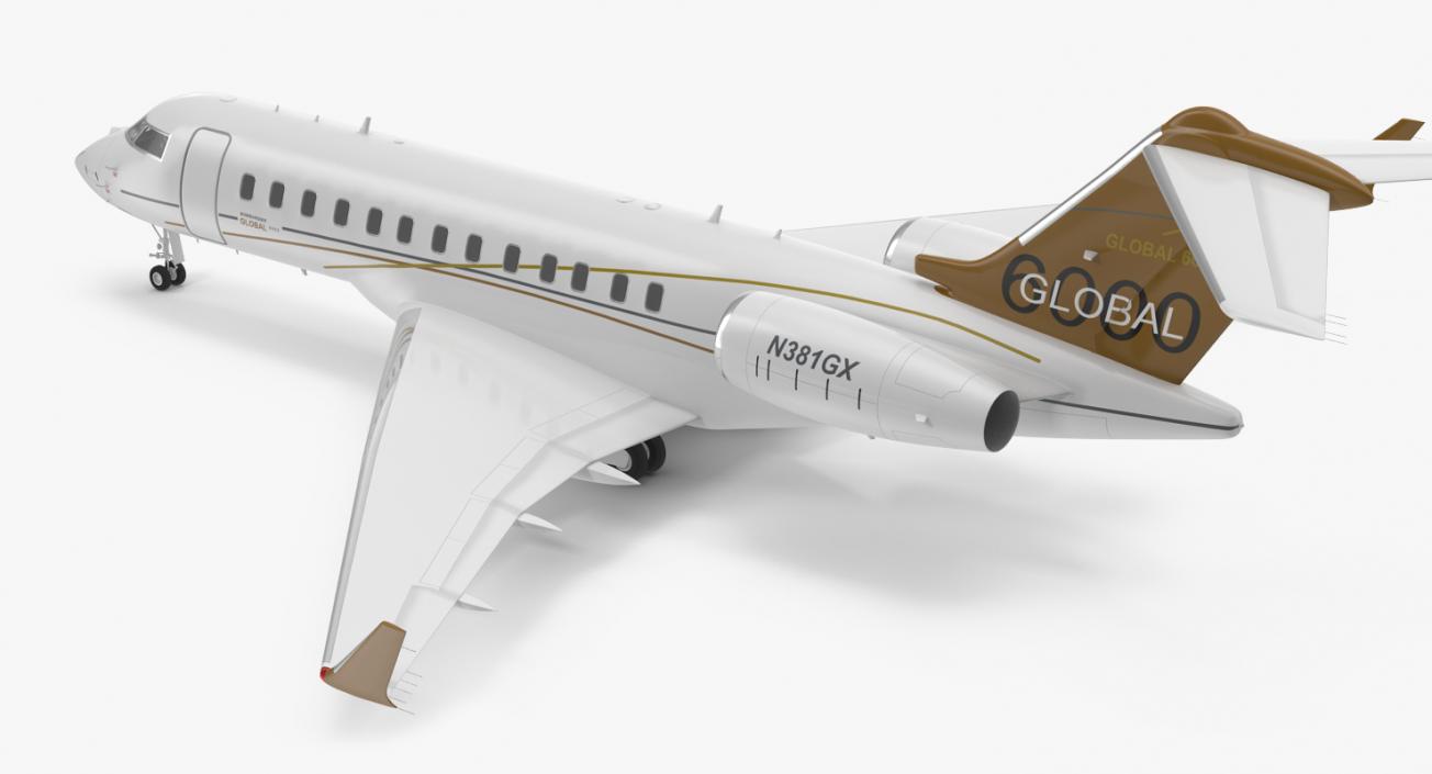 Bombardier Business Jets Rigged Collection 3D