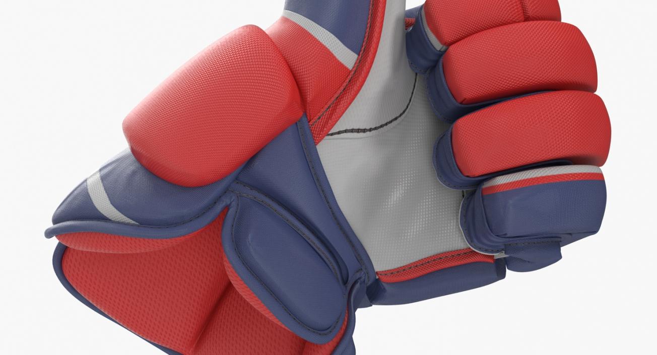 Hockey Gloves Thumb Up Pose 3D