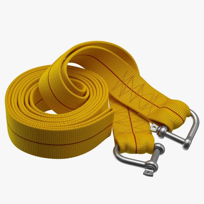 3D model Tow Rope Yellow