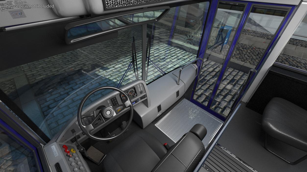 3D model Prison Transport Bus