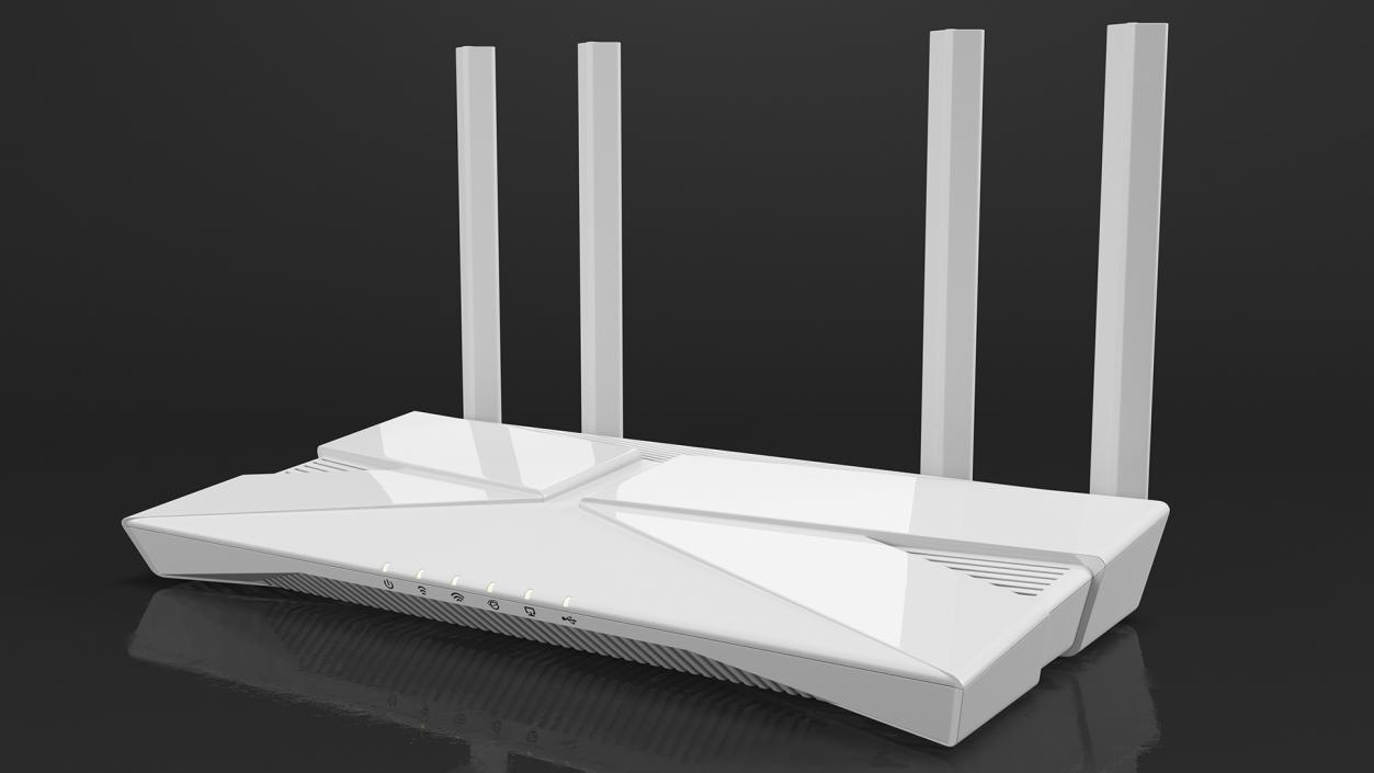 3D Wifi 6 Router model