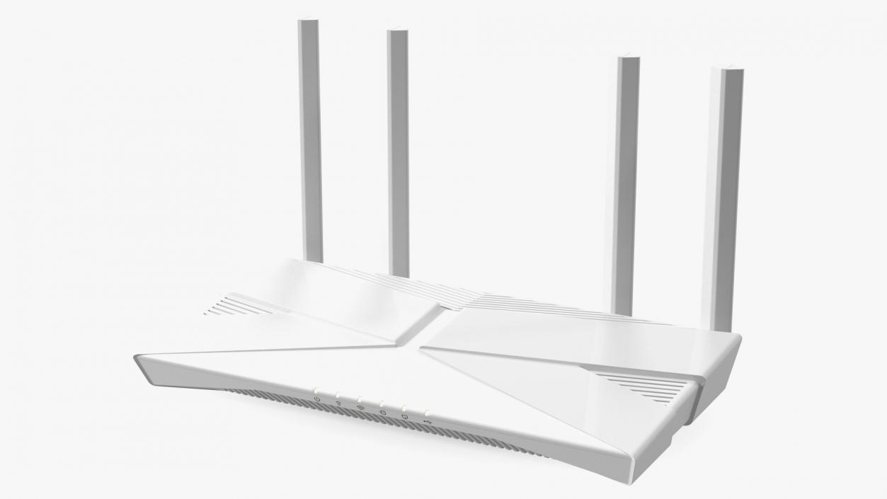 3D Wifi 6 Router model