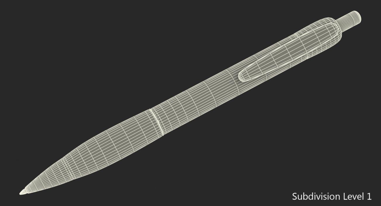 3D model Ballpoint Retractable Pen