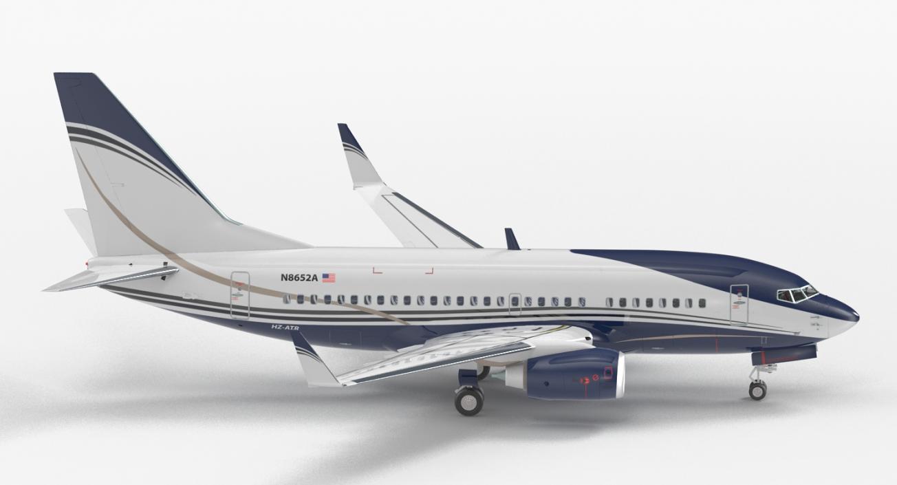 3D Boeing 737-600 with Interior Generic