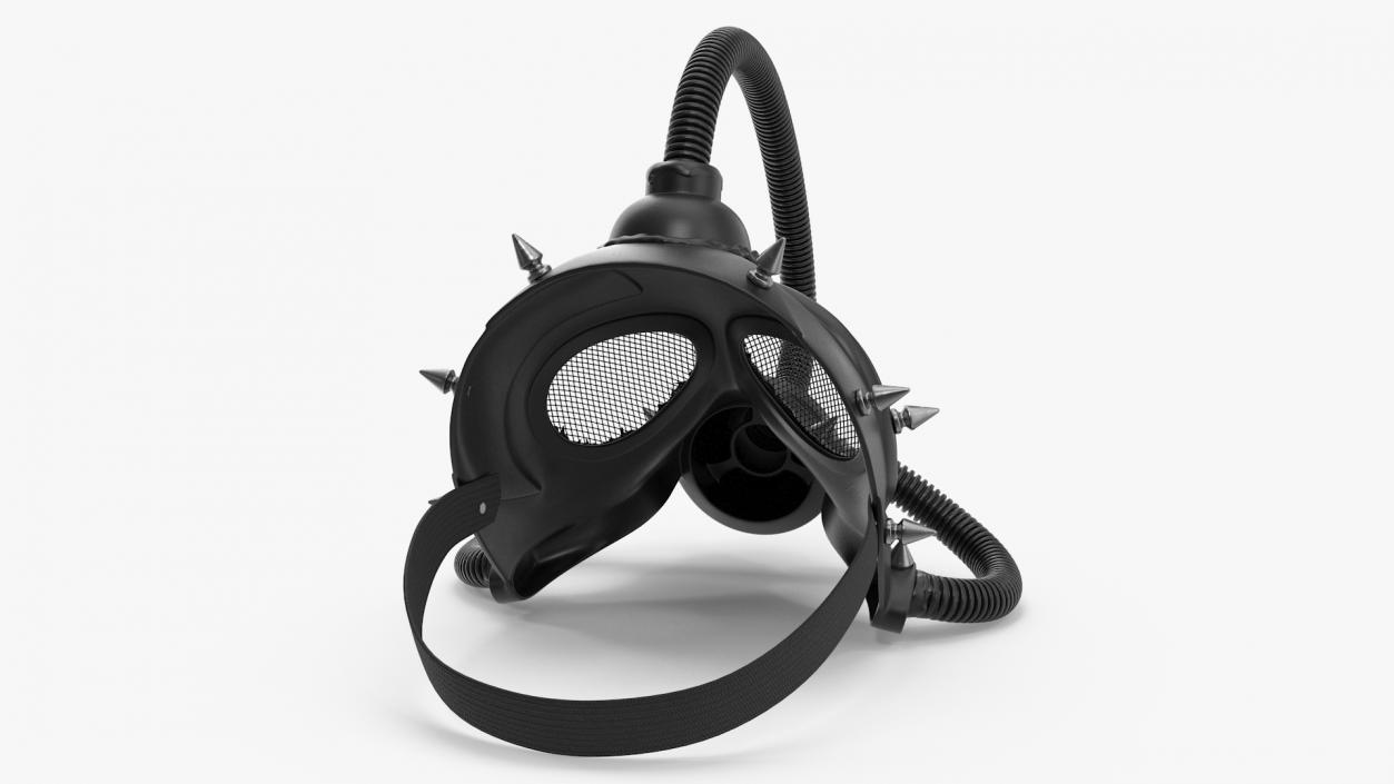 3D Cyberpunk Gas Mask model
