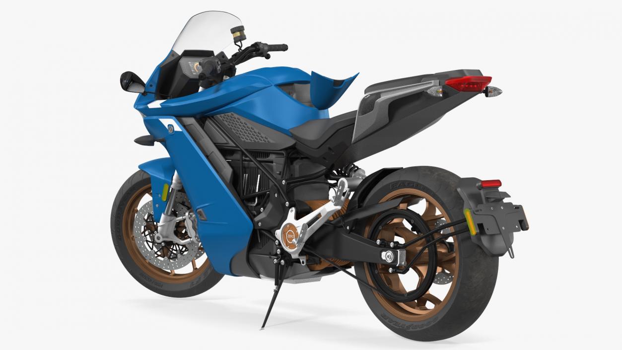 3D Zero SR S Electric Motorcycle Rigged