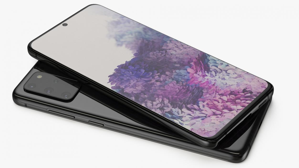 Samsung Galaxy S20 Plus Black 3D model