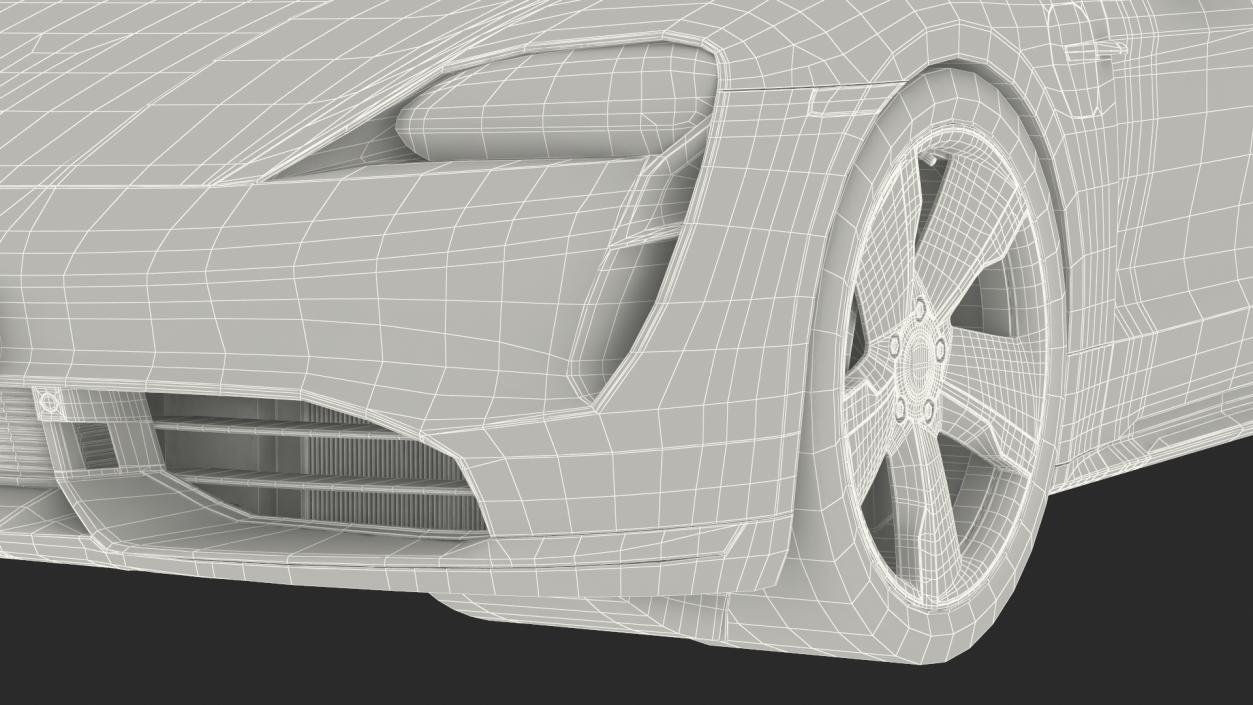 Porsche Taycan Turbo S 2020 3D