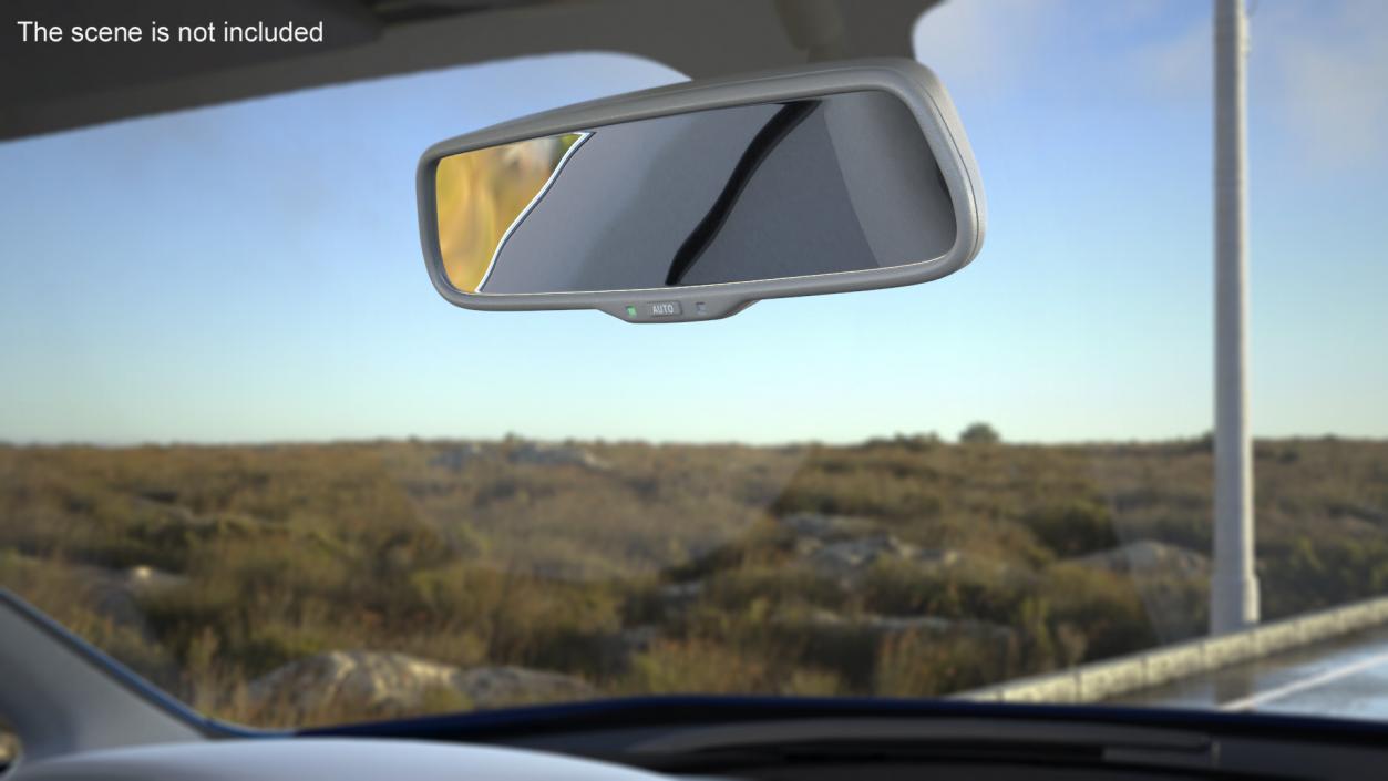 Auto Dimming Rear View Mirror 3D model