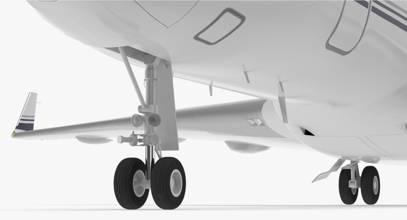 Global 6000 Jet Rigged 3D