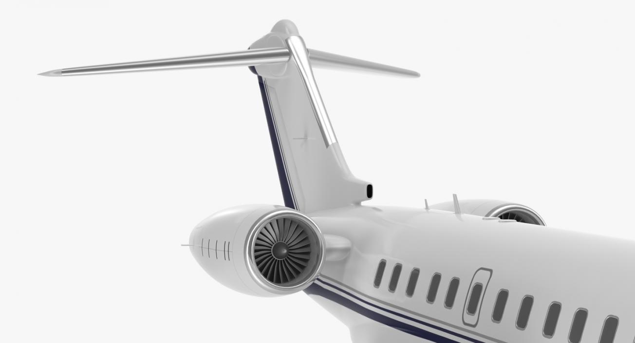 Global 6000 Jet Rigged 3D