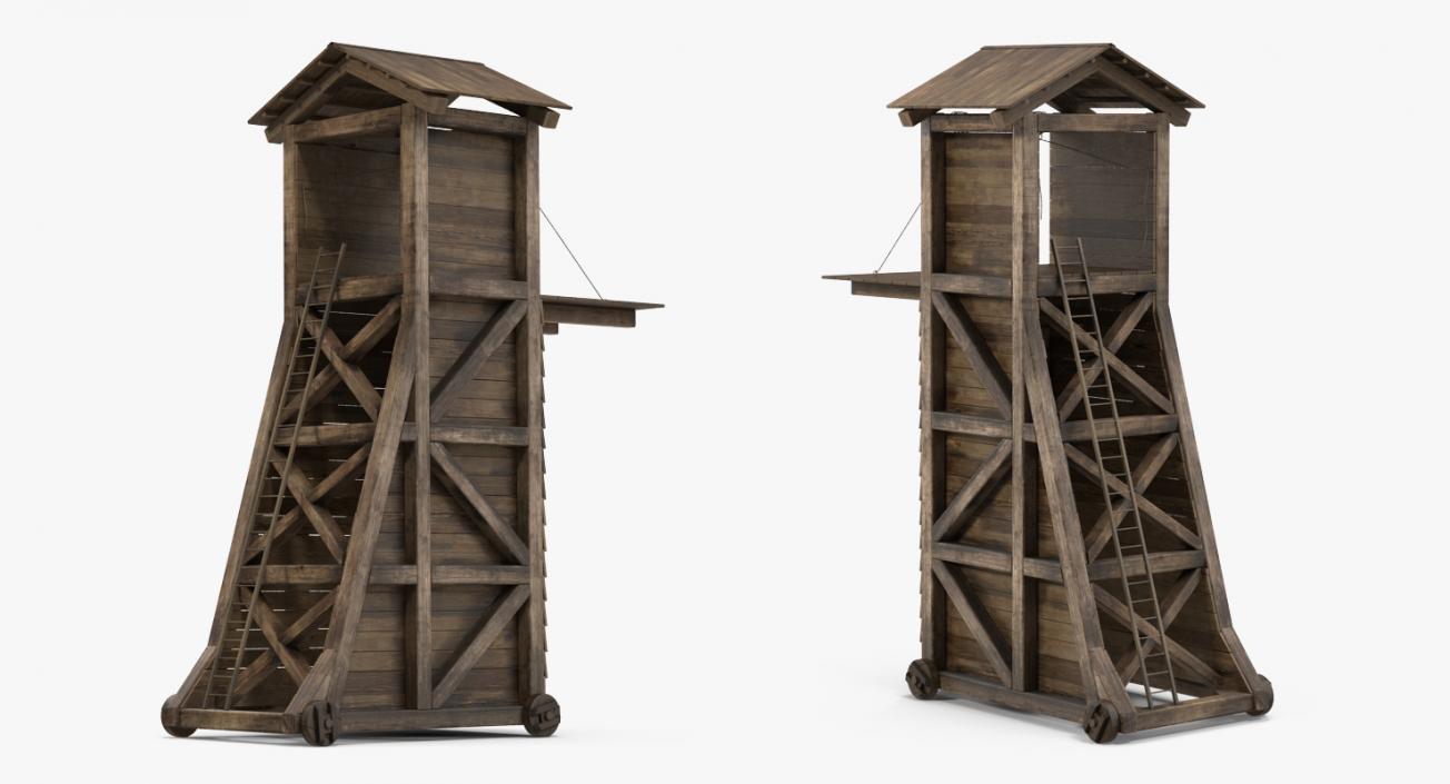 3D model Medieval Siege Tower