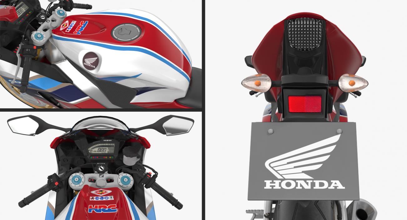 3D Honda CBR 1000RR Fireblade 2016