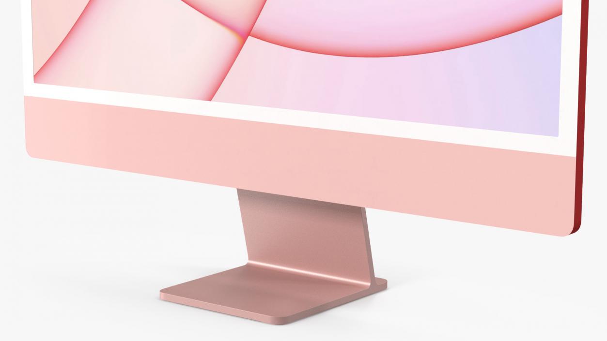 3D model Apple iMac 2021 Pink