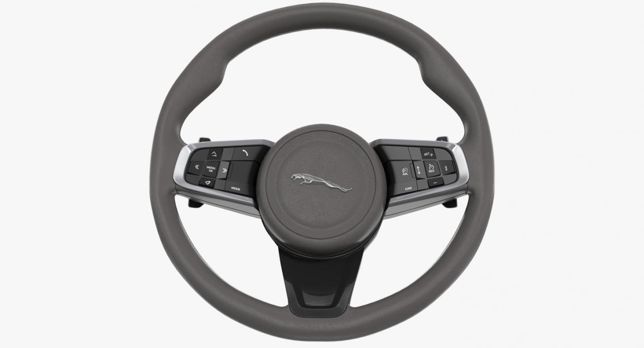 3D Jaguar Steering Wheel