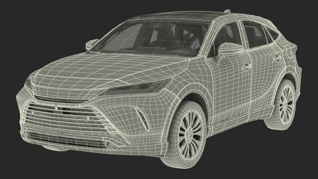 3D model Hybrid SUV