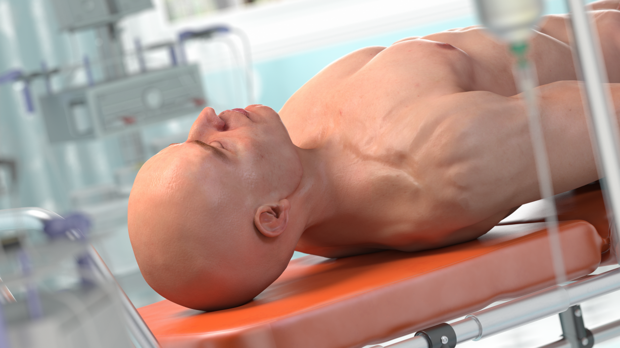 Male Full Body Nude 3D model