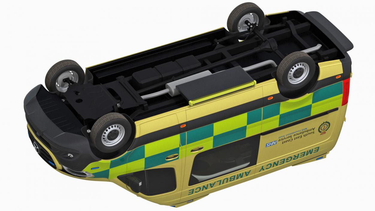 Mercedes Benz Sprinter Emergency Ambulance 3D