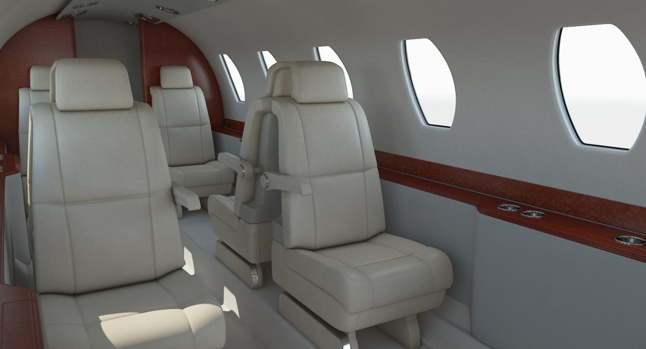 3D Business Jet Interior