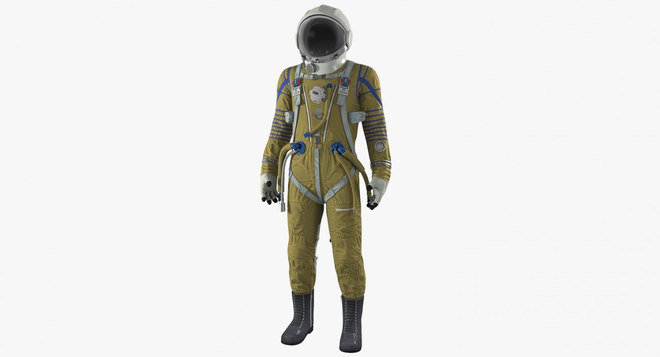 3D Space Suit Strizh with SK-1 Helmet Rigged