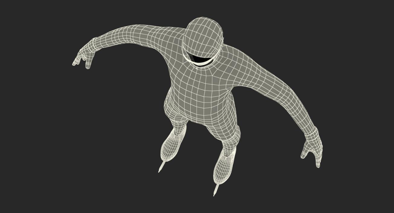 3D model Speed Skater Suit Generic
