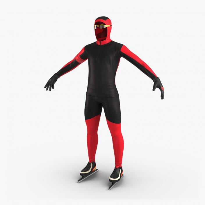 3D model Speed Skater Suit Generic