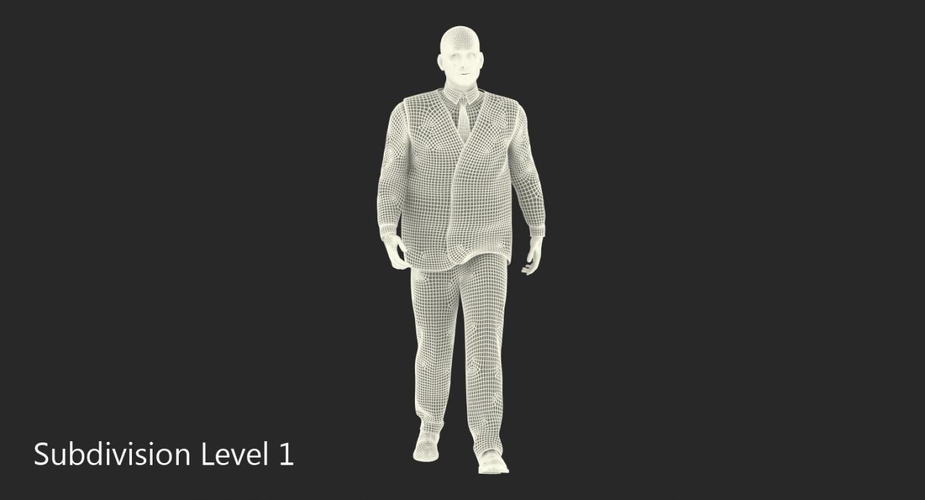 3D Port Engineer Walking Pose