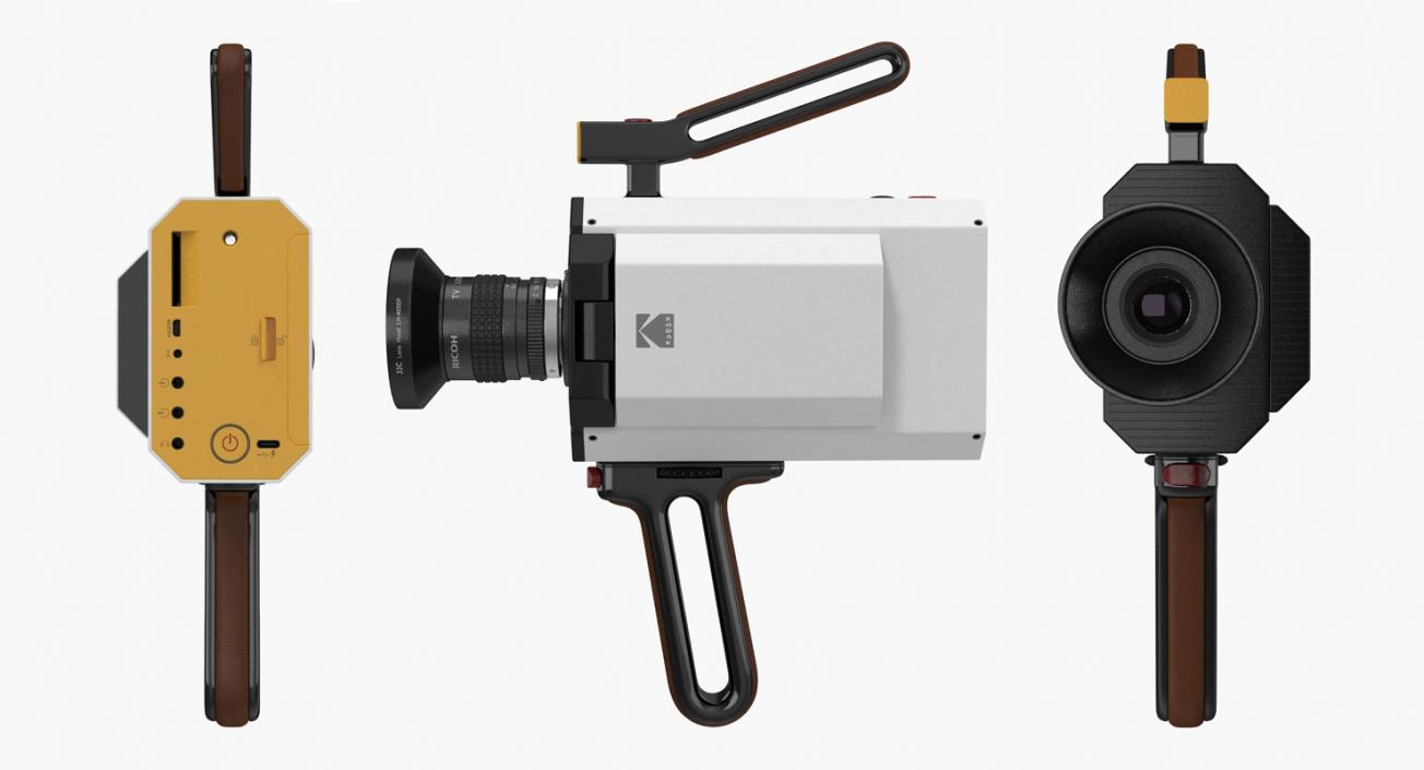 3D Kodak Super 8 Movie Camera
