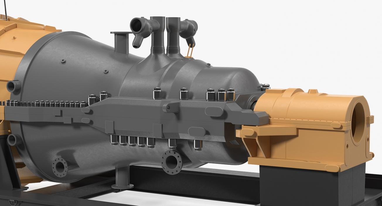 3D Steam Turbine Generic
