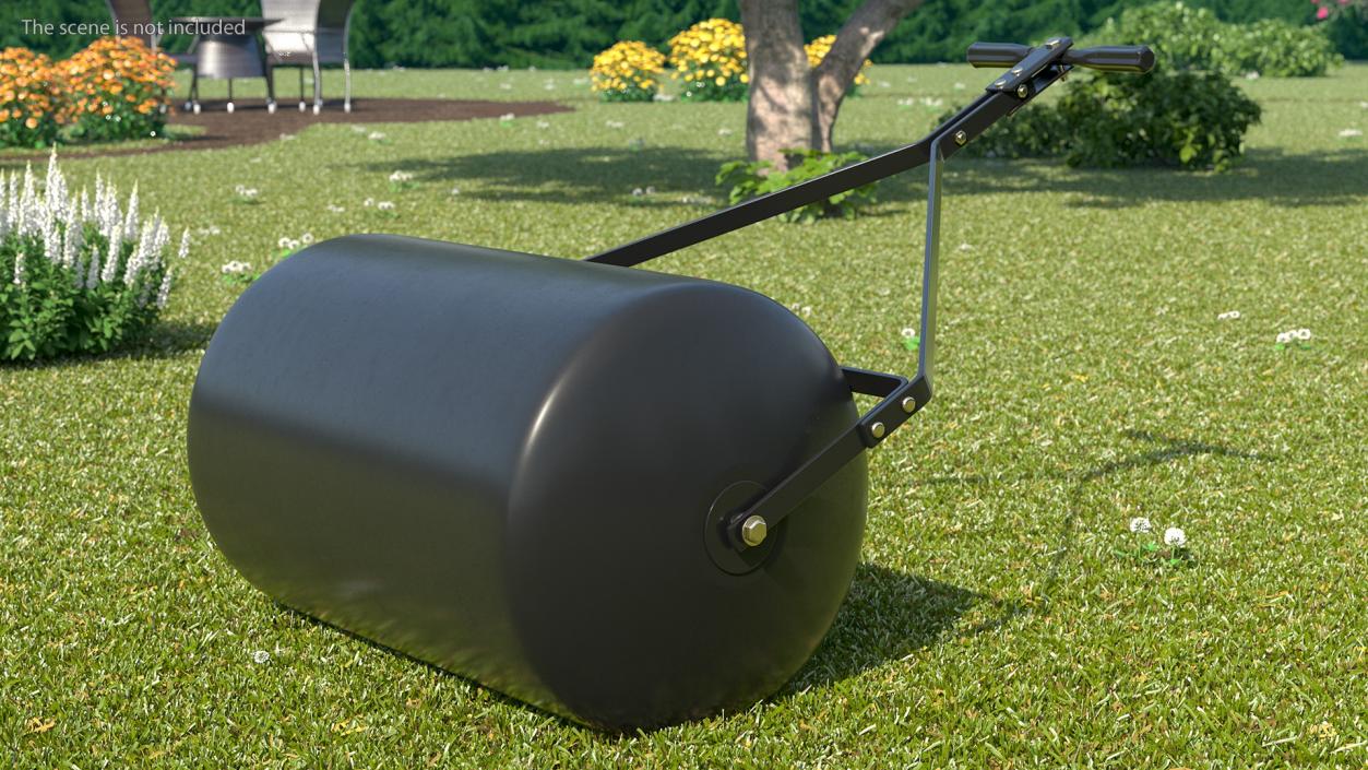 Water Filled Poly Lawn Roller 3D model