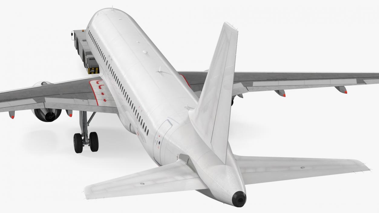 3D model Aircraft Tractor Towing Airbus A320