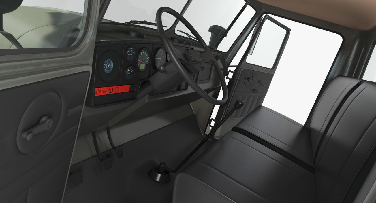 3D URAL 4320 Truck Off Road 6x6 Vehicle