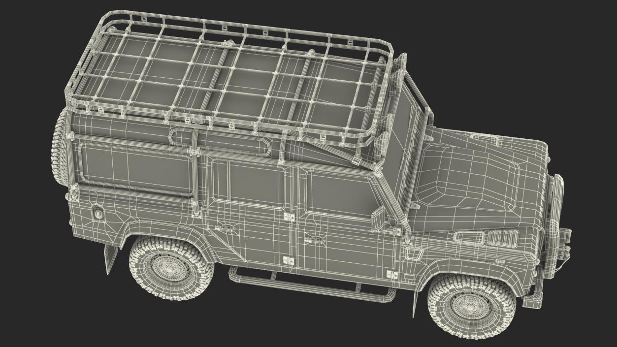 3D Land Rover Defender Works V8 Trophy Clean