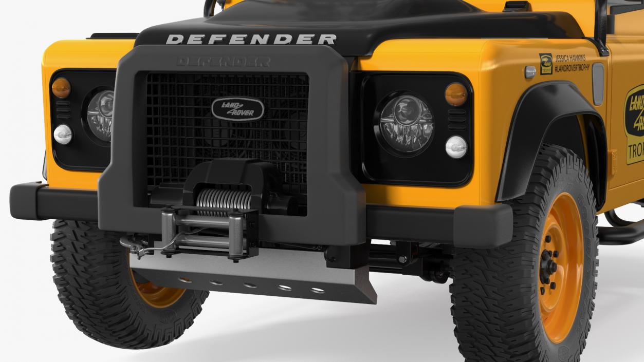 3D Land Rover Defender Works V8 Trophy Clean