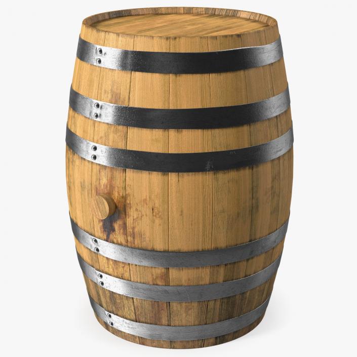 Whiskey Barrel 3D model