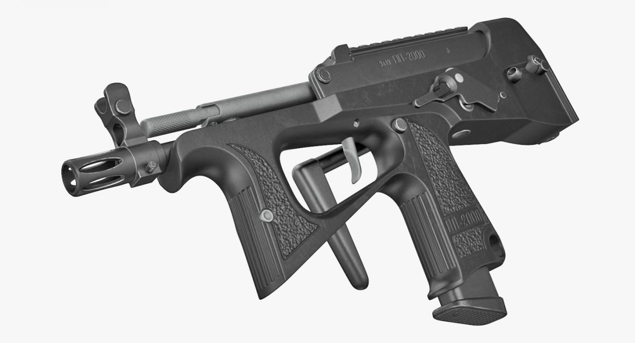 Submachine Gun PP-2000 3D