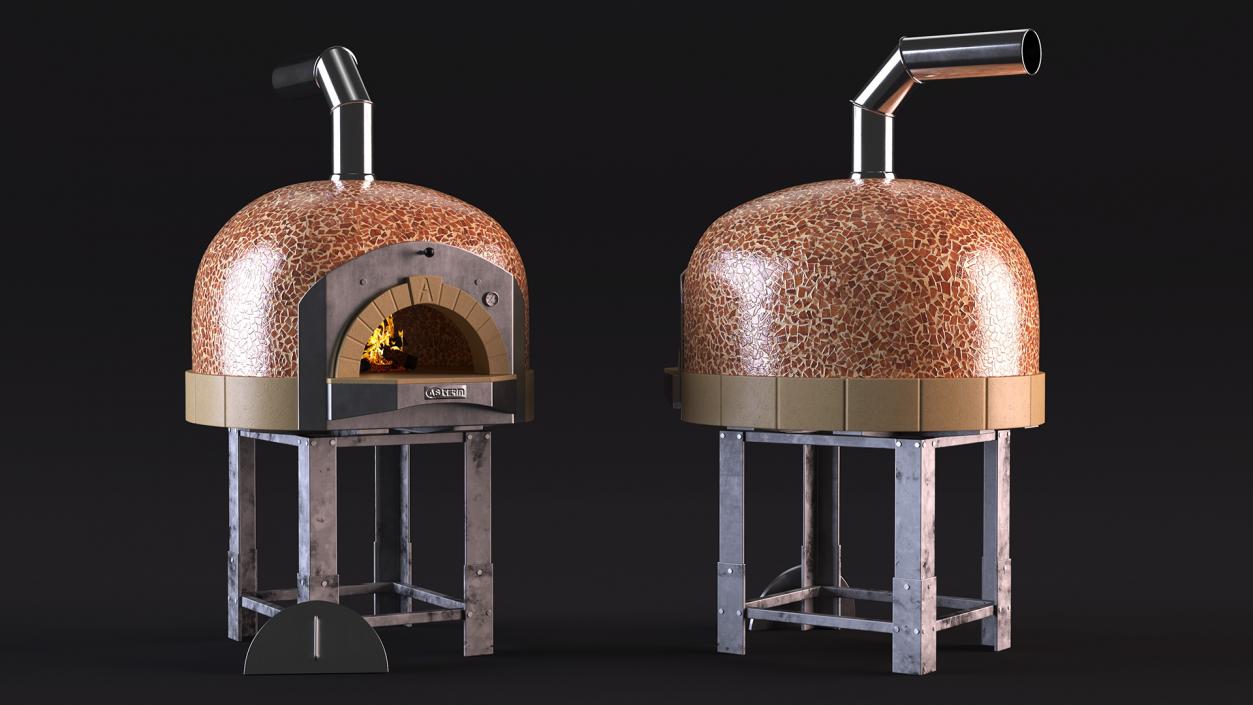 Traditional Pizza Oven ASTerm 3D model