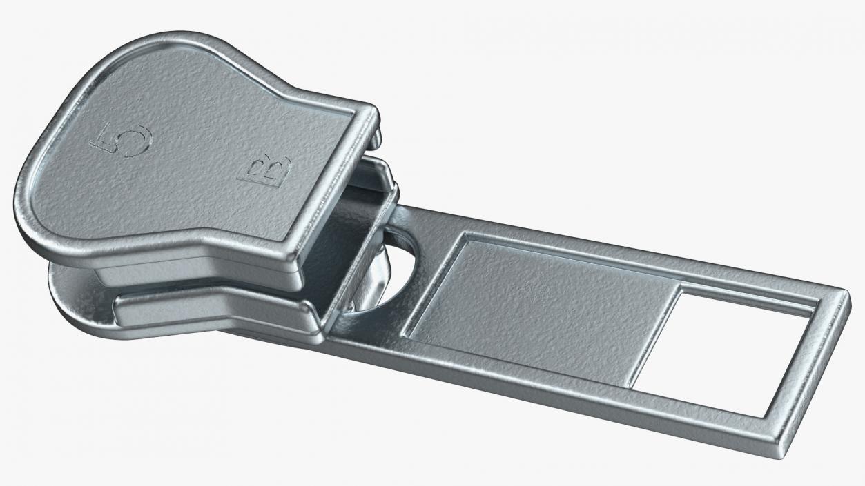 Zipper Slider Metal 3D model