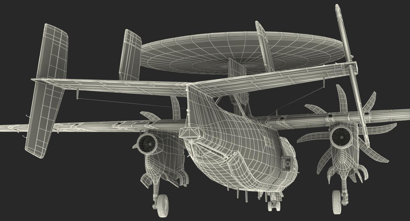 3D Grumman E-2 Hawkeye Tactical Early Warning Aircraft
