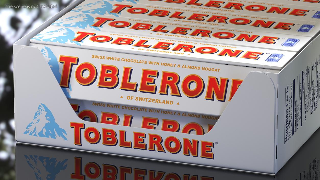 3D model Toblerone White Chocolates Box