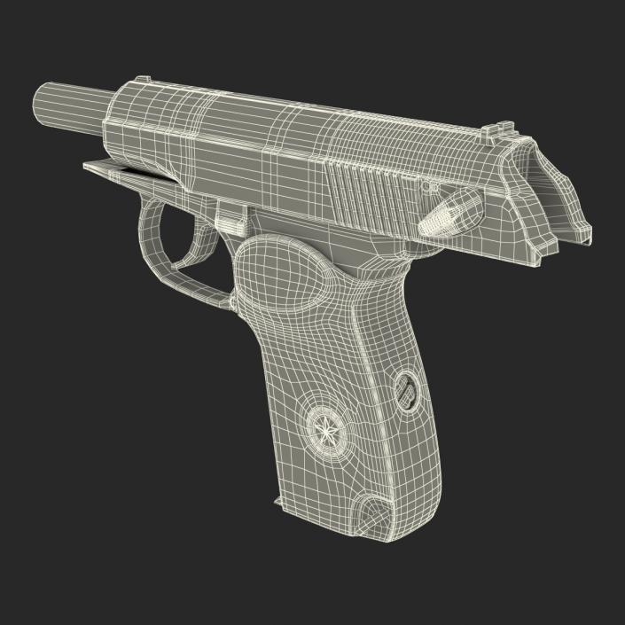 Makarov PM Pistol 3D