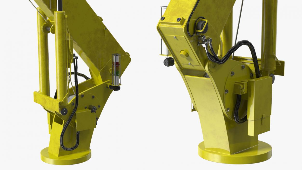 3D Heavy Duty Hydraulic Crane