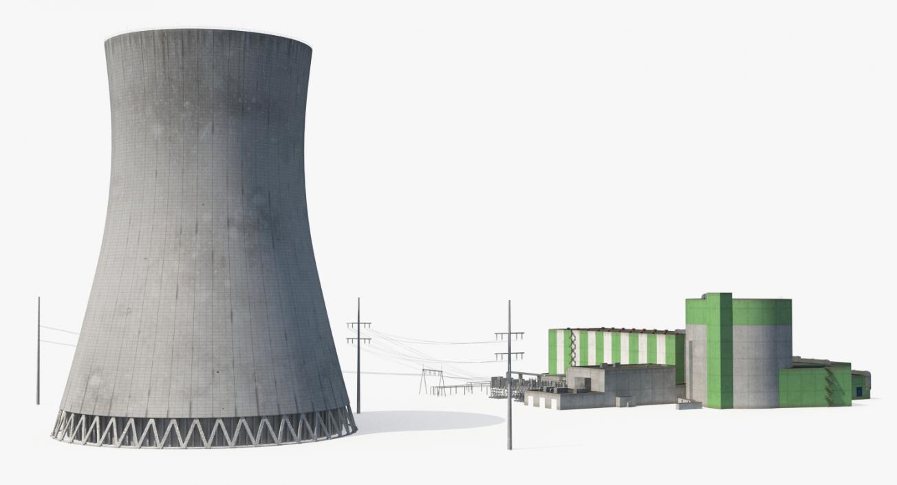 3D Nuclear Power Plant 2