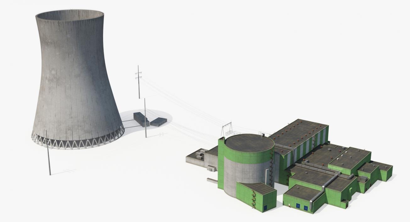 3D Nuclear Power Plant 2