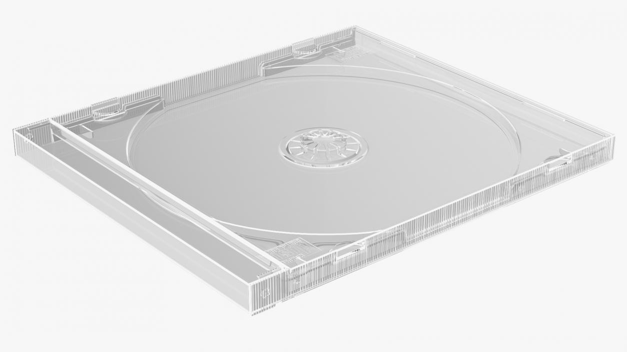 3D Single CD Jewel Case Clear
