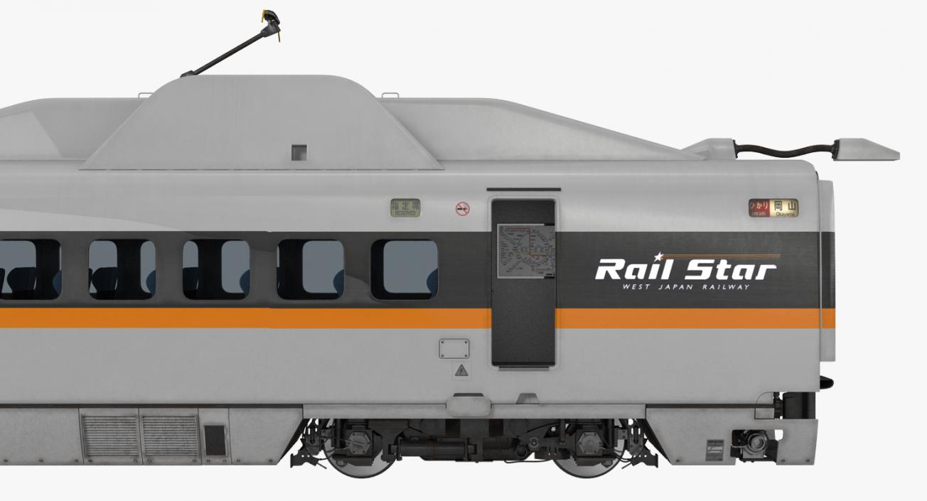 3D Speed Trains Collection model