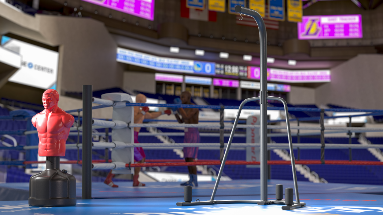 Free Standing Heavy Bag Stand 3D model