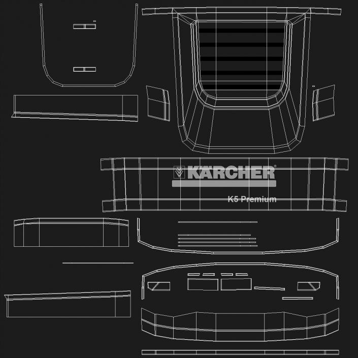 Karcher K5 Premium Pressure Washer 3D model