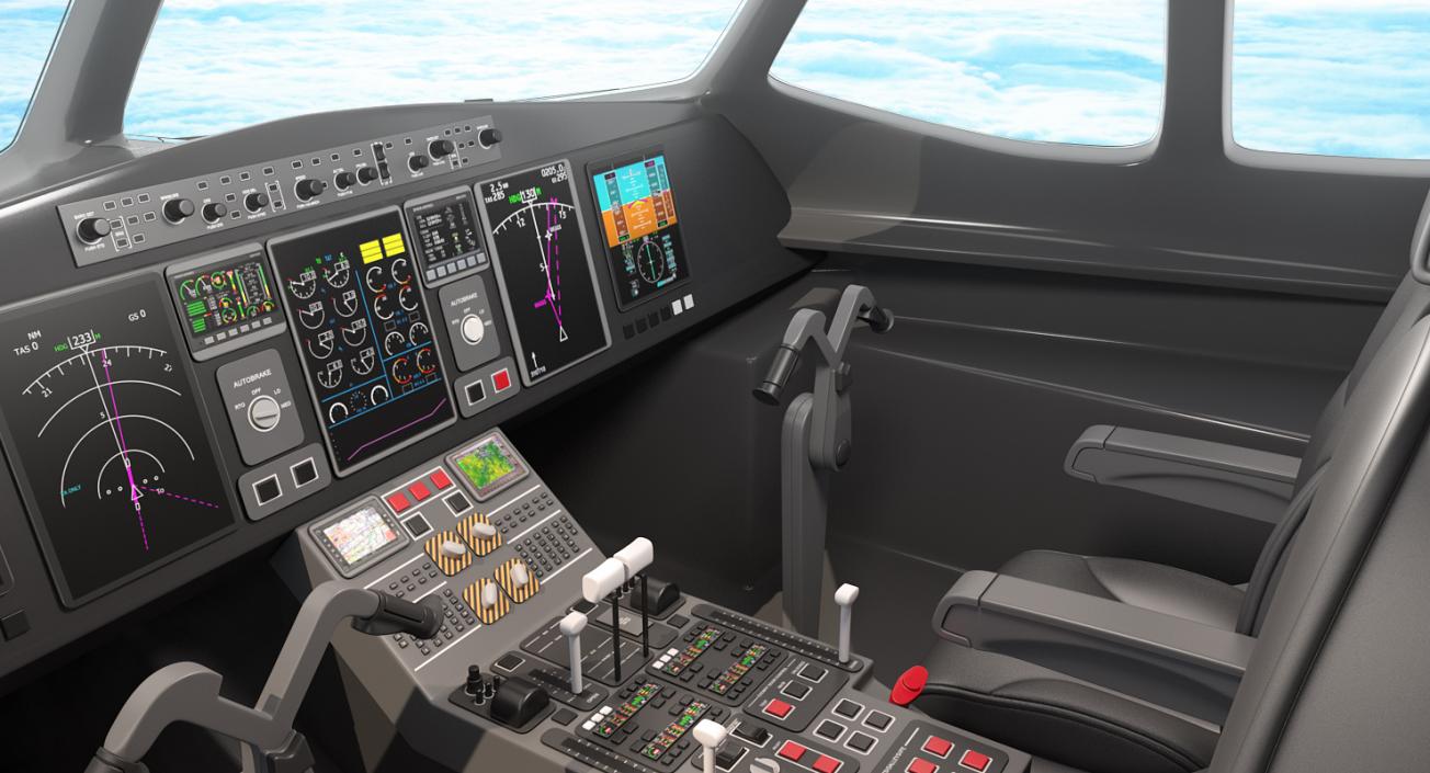 3D Airbus A320neo With Interior Generic